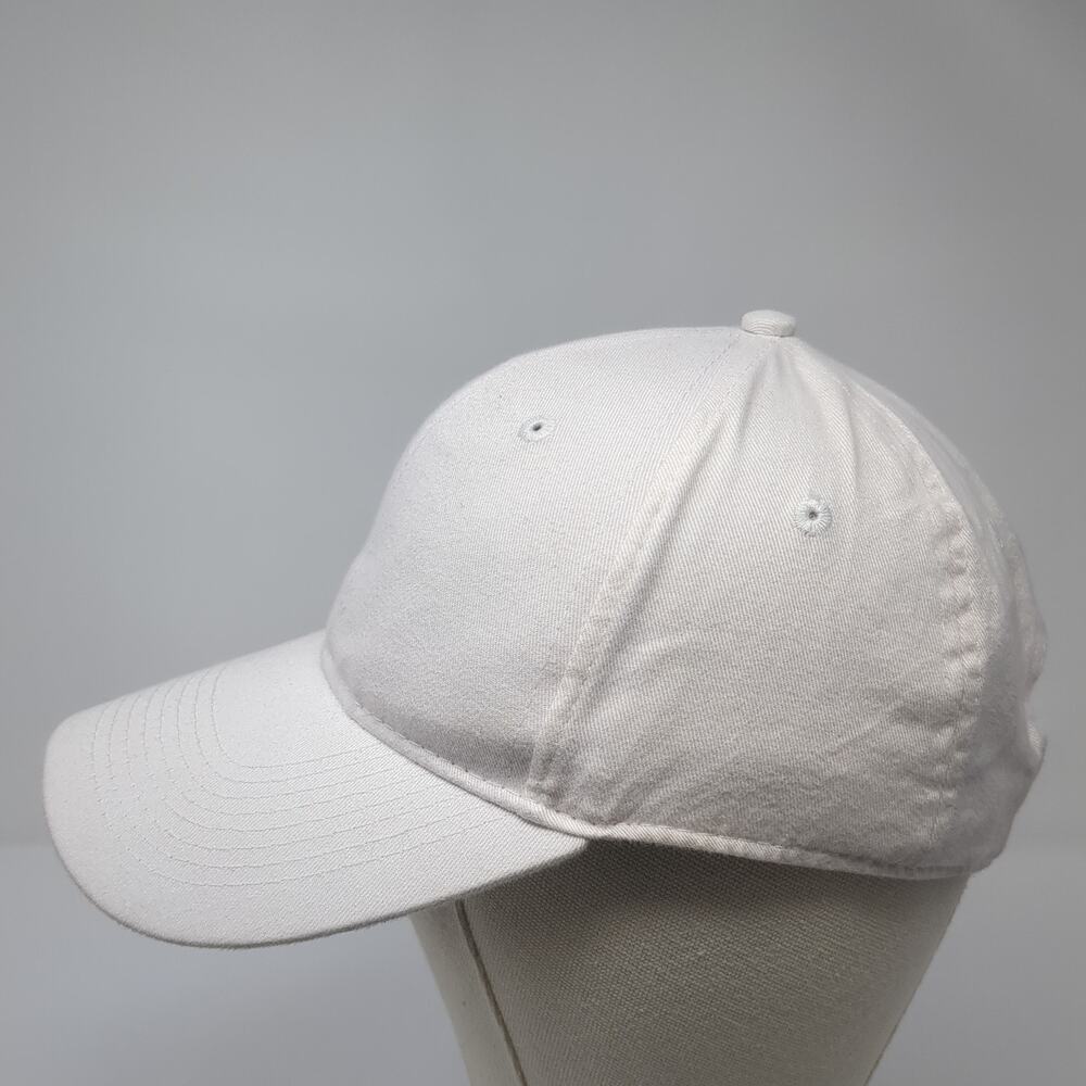 George Strapback Hat White One Size Solid Adjusta… - image 3